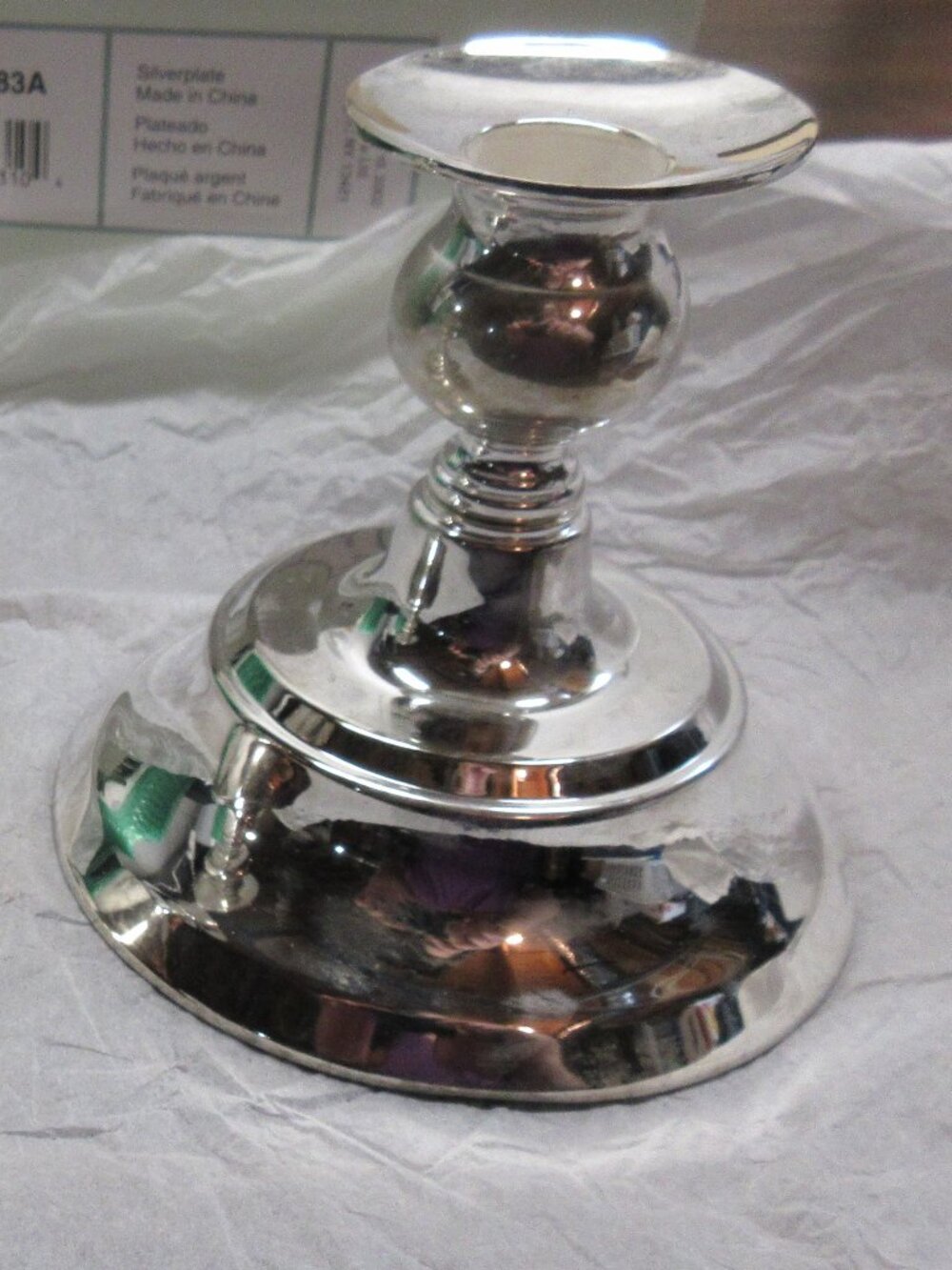 Oneida Chippendale Candlestick Set 4.25"
